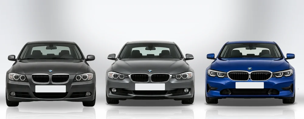 E90 vs F30 vs G20 3 Series