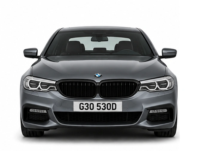BMW 5 Series (G30) front view